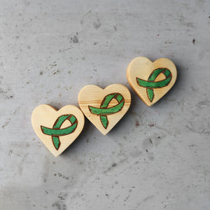 Cancer Awareness Hearts by Dennehey Design Co., Southern home decor detail photo 16