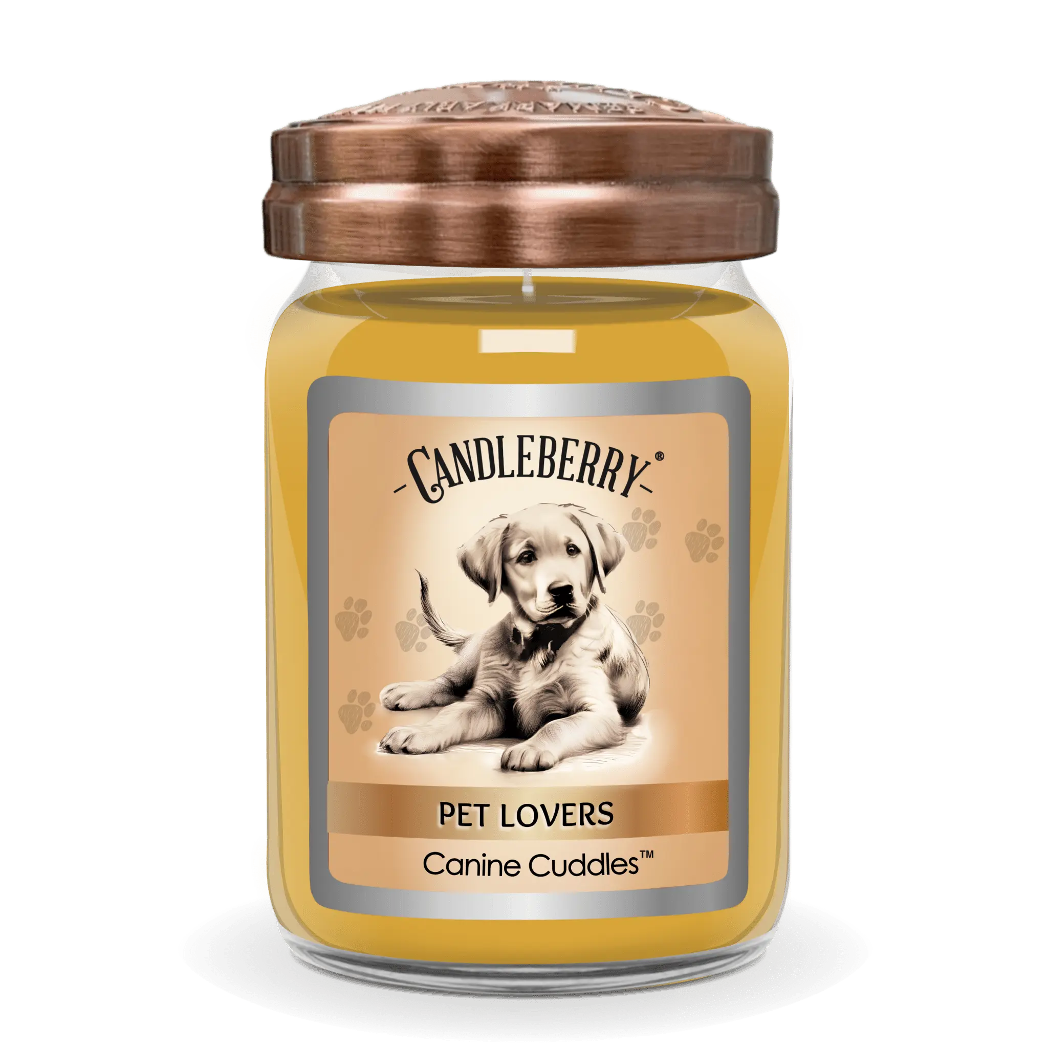 Canine Cuddles™ - Large Jar Candle (Collective) by The Candleberry® Candle Company, scented candle main product photo