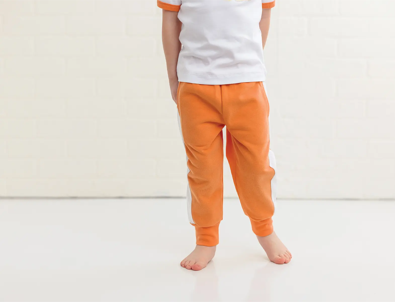 Canyon Sunset Cotton Joggers for Kids by Nola Tawk, joggers detail photo 2