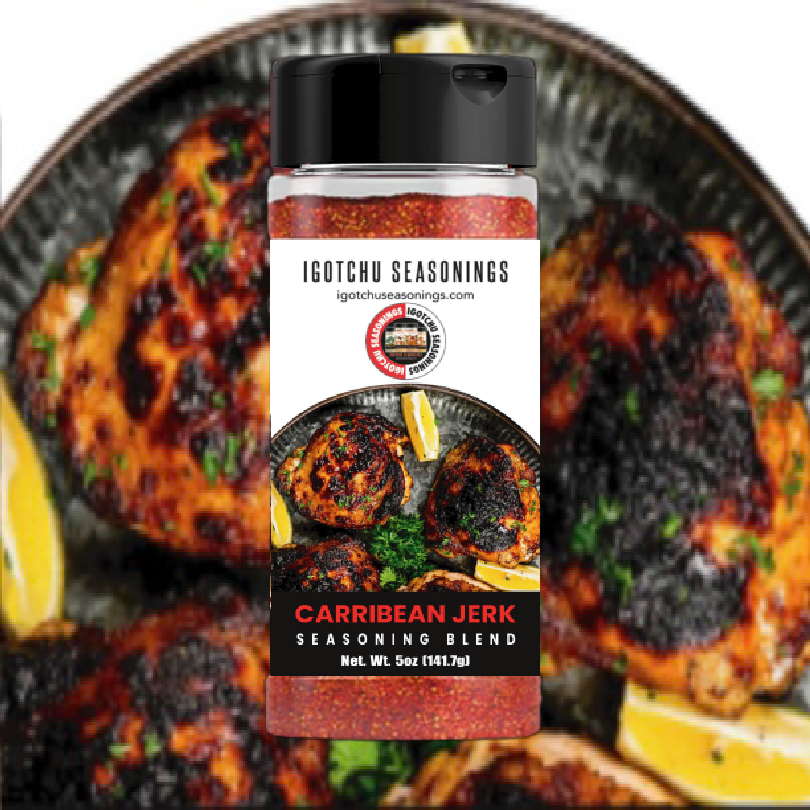 Igotchu Caribbean Jerk seasoning by Igotchu Seasonings, Southern food gift detail photo 2