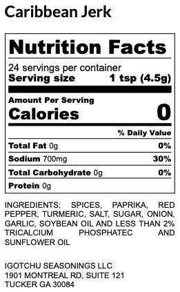 Igotchu Caribbean Jerk seasoning by Igotchu Seasonings, Southern food gift detail photo 3