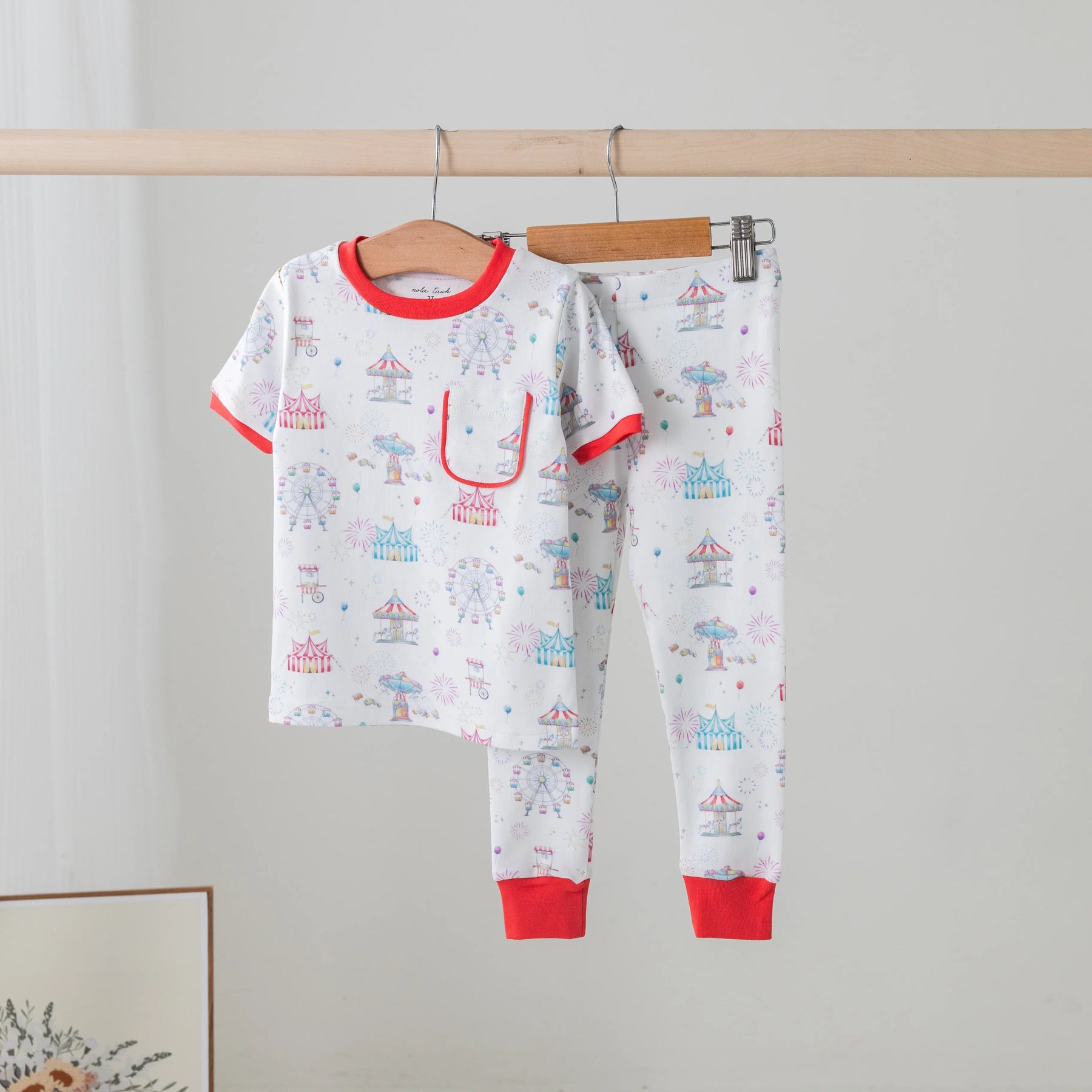 Carnival Magic Organic Cotton Pajama Set Nola Tawk