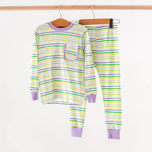 Carnival Time Organic Cotton Kids Pajamas by Nola Tawk, Southern food gift main product photo