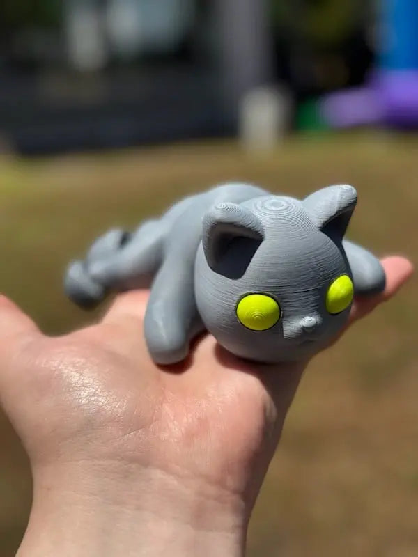 Cat 3D Printed Fidget Toy | Large Animal Sensory Toy