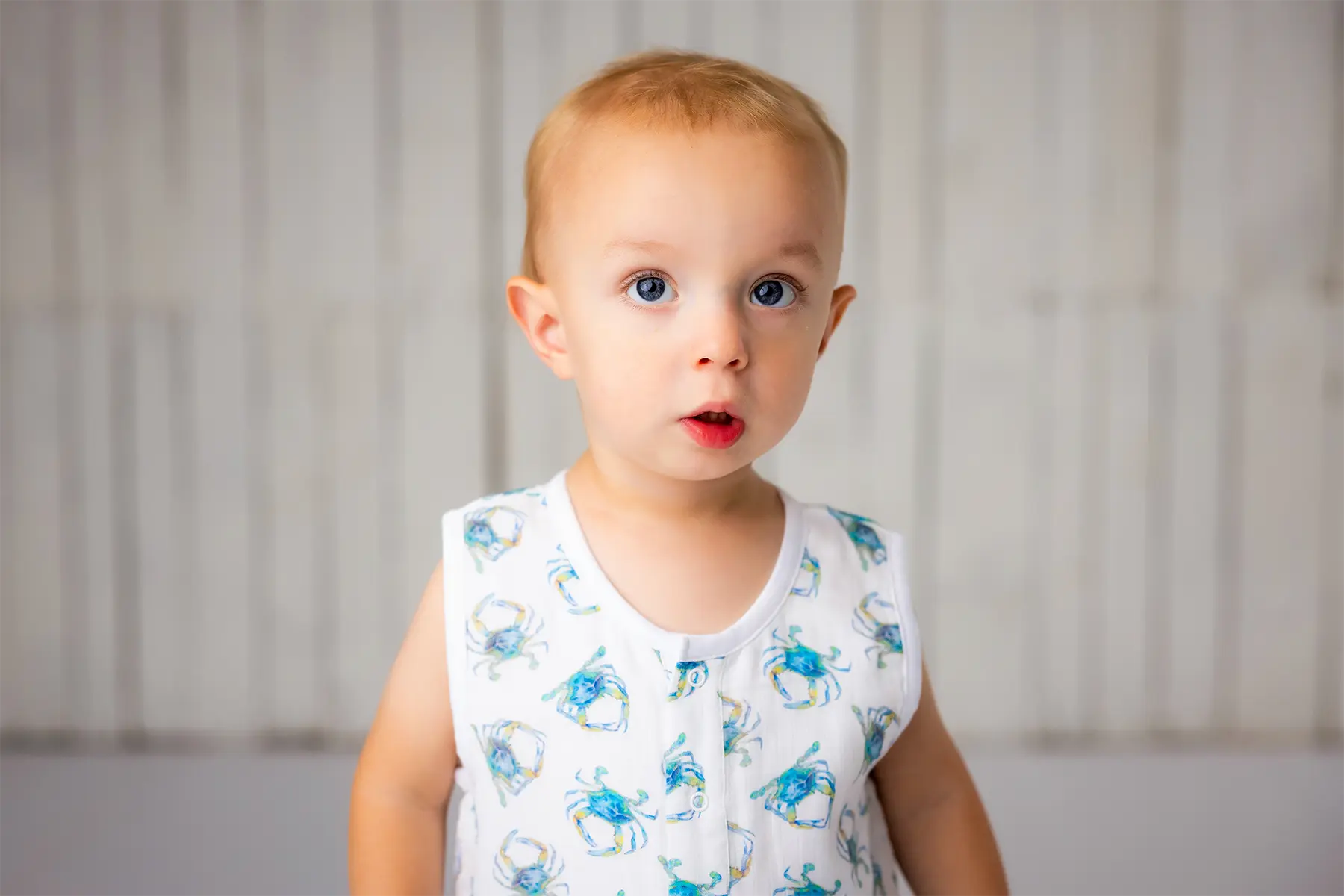Catching Crabs Organic Muslin Shortalls Nola Tawk