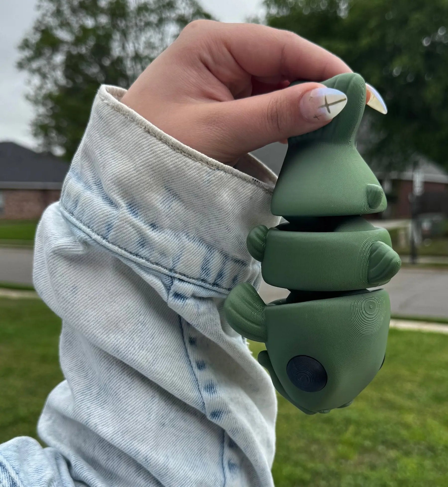Catfish 3D Printed Fidget Toy | Large Fishing Lover Sensory Toy by Mushroom Lady Co, paper gift main product photo