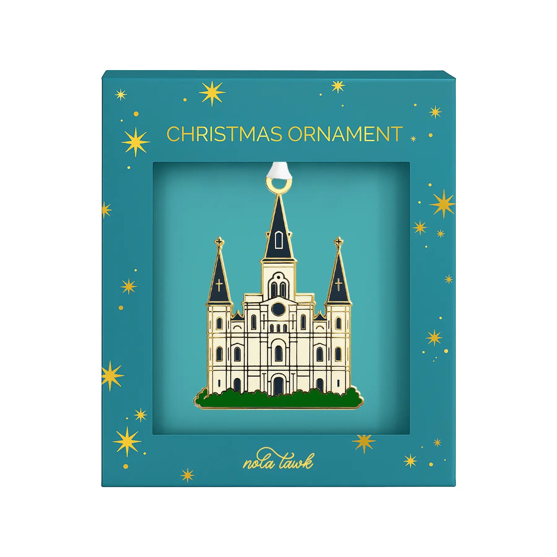 Cathedral Enamel Ornament Nola Tawk