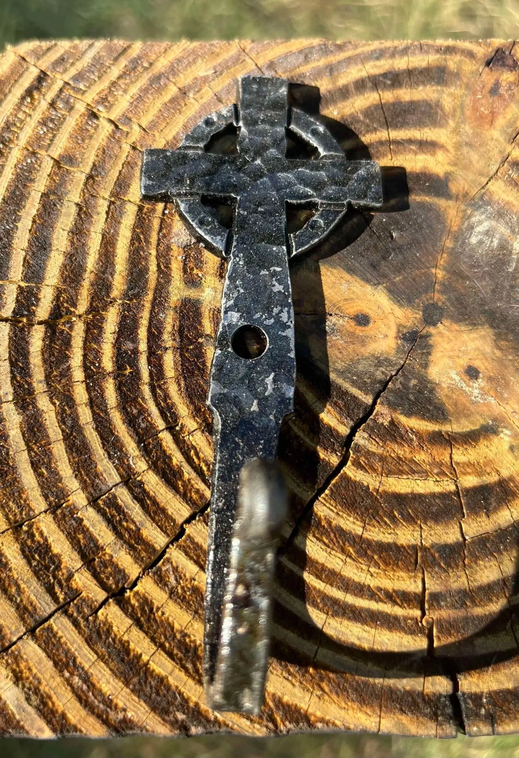 Celtic Cross Hook by Redbeard's Forge LLC, Southern home decor main product photo