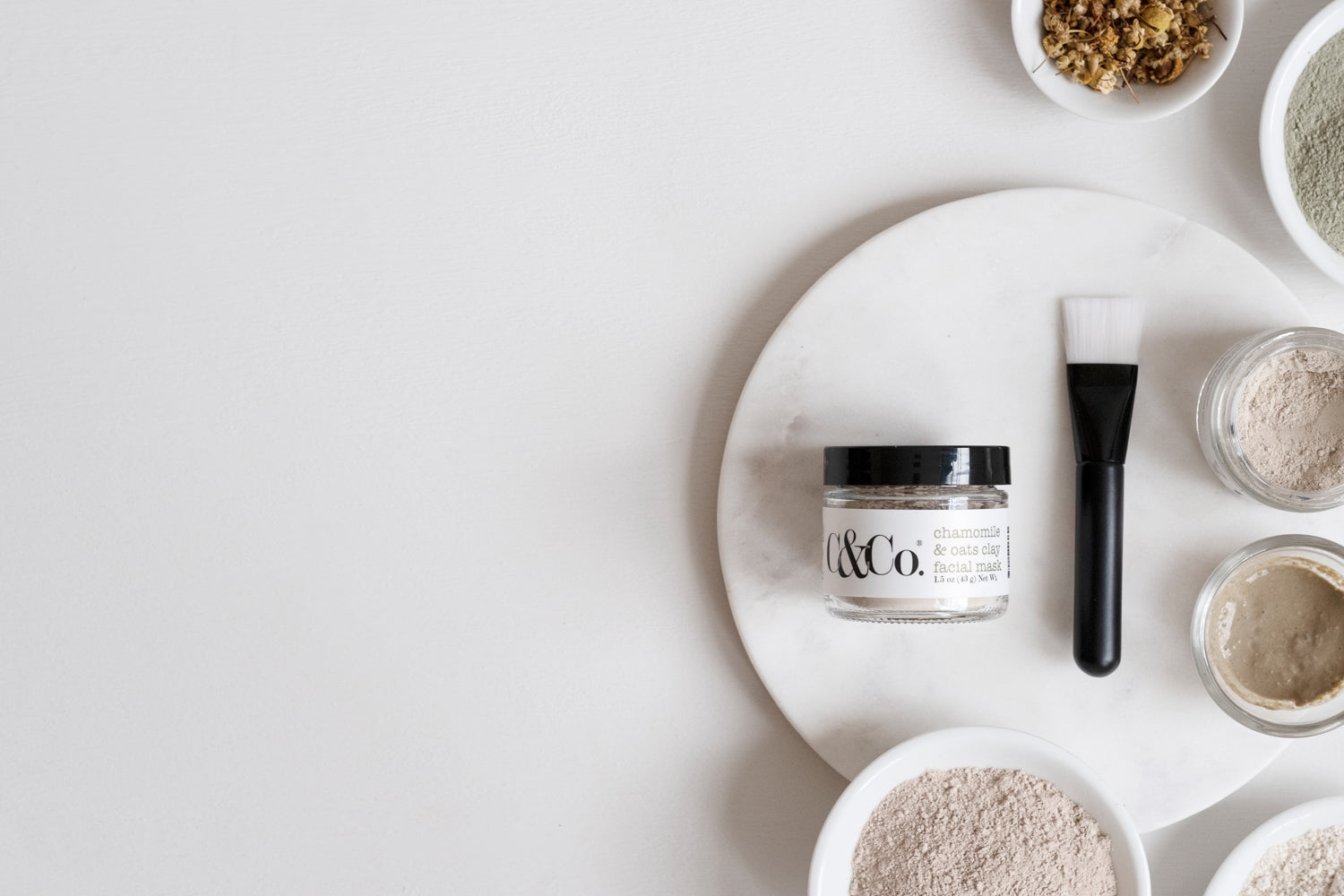 Chamomile & Oats Clay Facial Mask