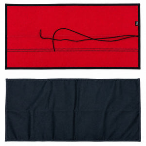 Drop Zone Mat - Premium - Firehose Edition by Recycled Firefighter, handmade leather goods detail photo 9