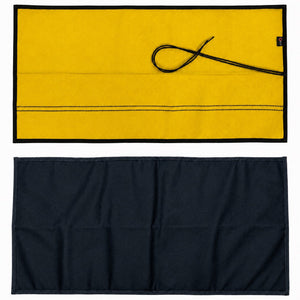 Drop Zone Mat - Premium - Firehose Edition by Recycled Firefighter, handmade leather goods detail photo 7