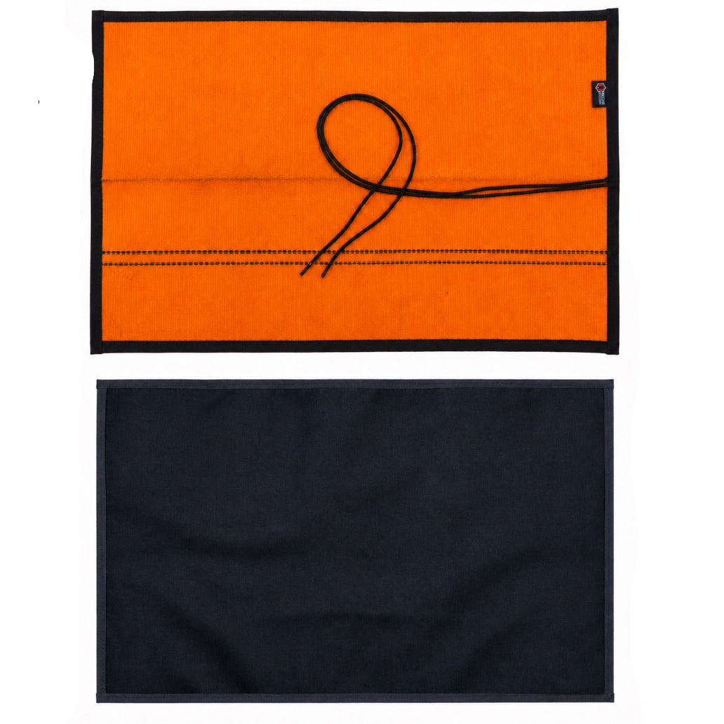 Drop Zone Mat - Premium - Firehose Edition by Recycled Firefighter, handmade leather goods detail photo 25
