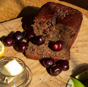 Cherry Double Chocolate Cake - Gluten Free