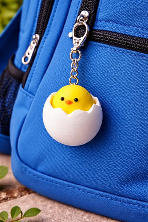 Chick Clicker Keychain – Fidget Toy in Egg The Tween Space