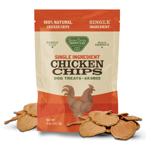 Chicken Chips single ingredient dog treats by Gaines Family Farmstead