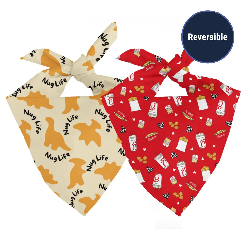 Chicken Nugget Dog Bandana by Dog Bandana Co., pet accessory detail photo 2