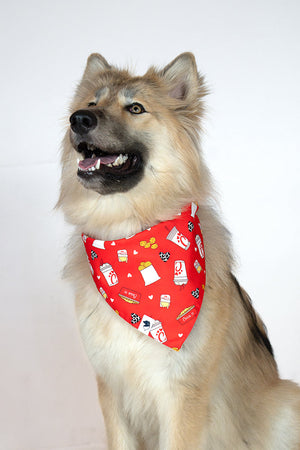 Chicken Nugget Reversible Dog Bandana