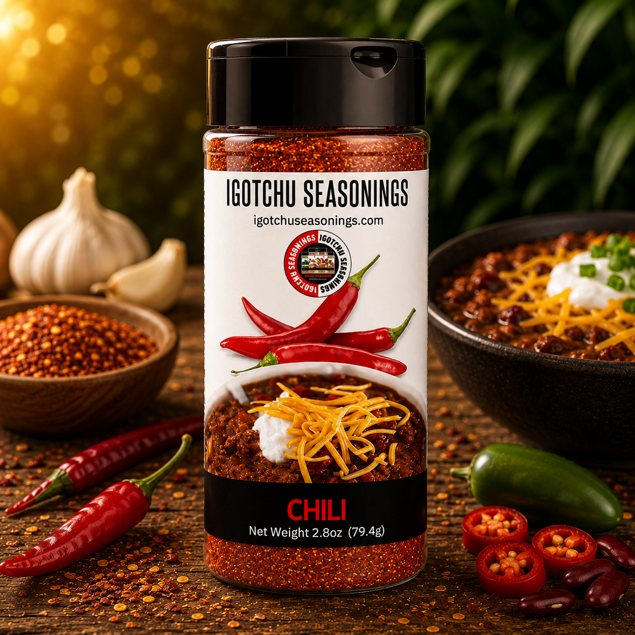 Igotchu Chili Seasoning by Igotchu Seasonings, Southern food gift main product photo