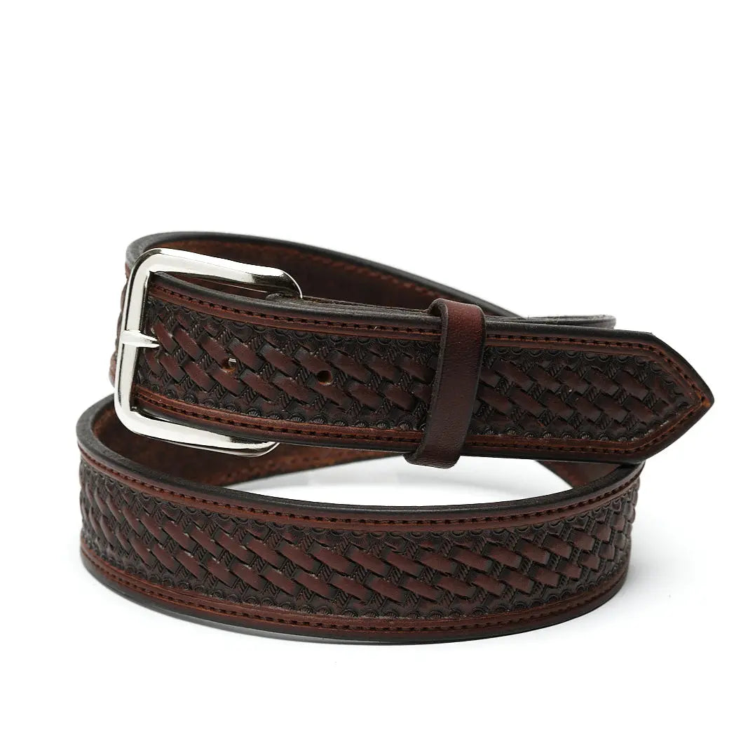 Chocolate Basket Stamped - 32 by Texas Saddlery, Southern food gift main product photo