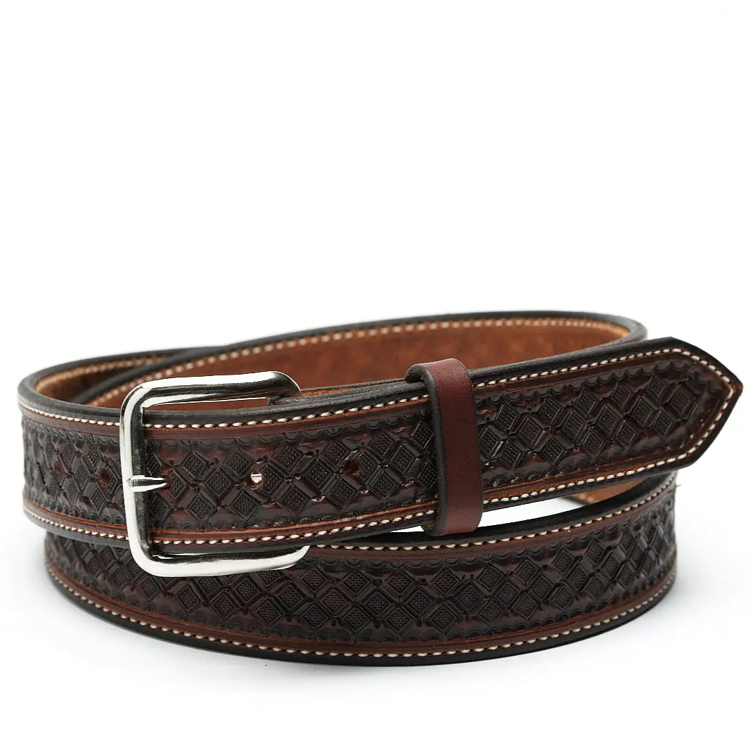 Chocolate Waffle Belt by Texas Saddlery, Southern food gift main product photo