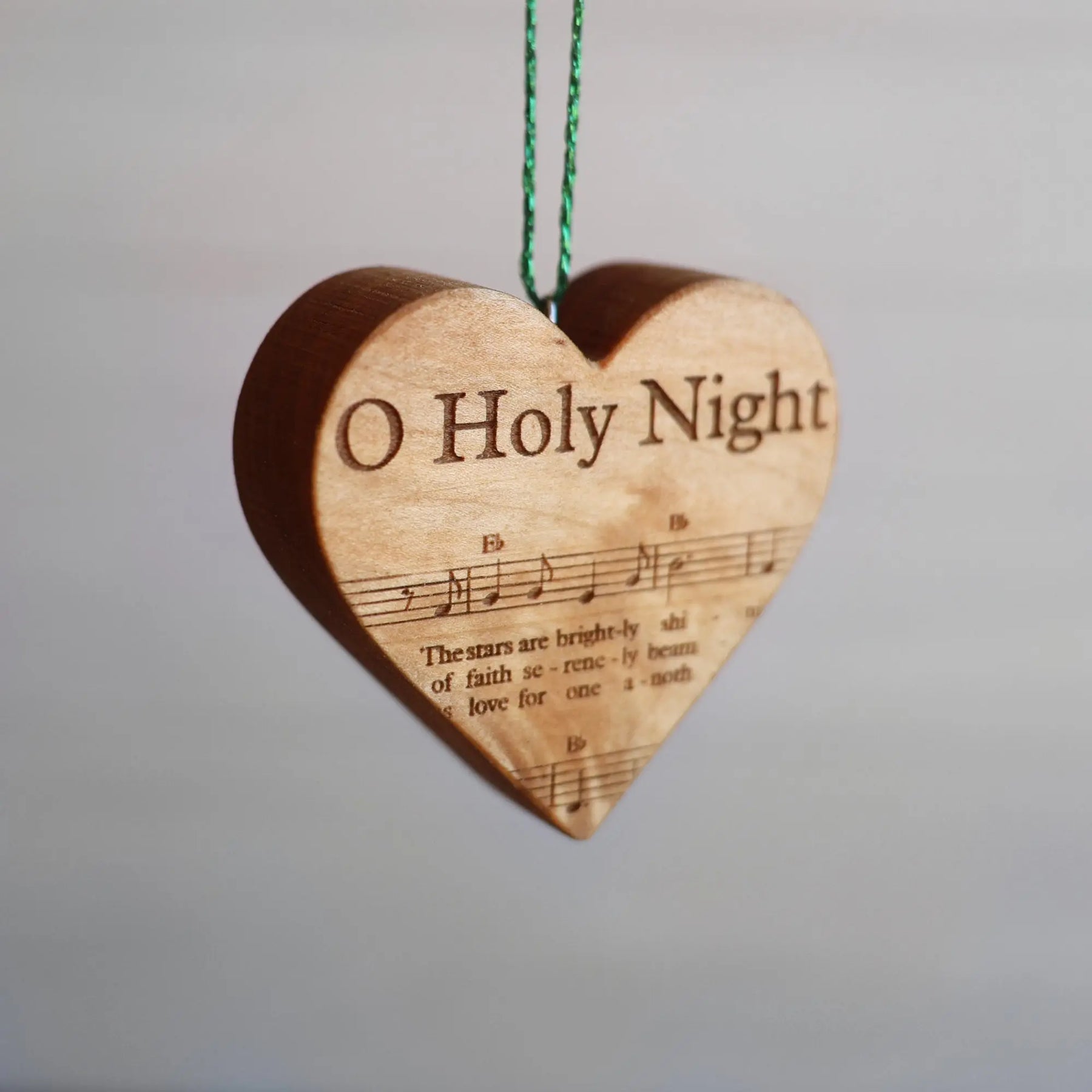 Christmas Carol Heart Ornaments by Dennehey Design Co., Southern home decor detail photo 13
