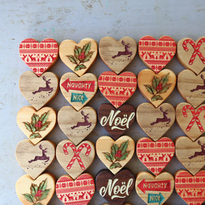 Christmas Hearts :: Engraved Sets Dennehey Design Co.