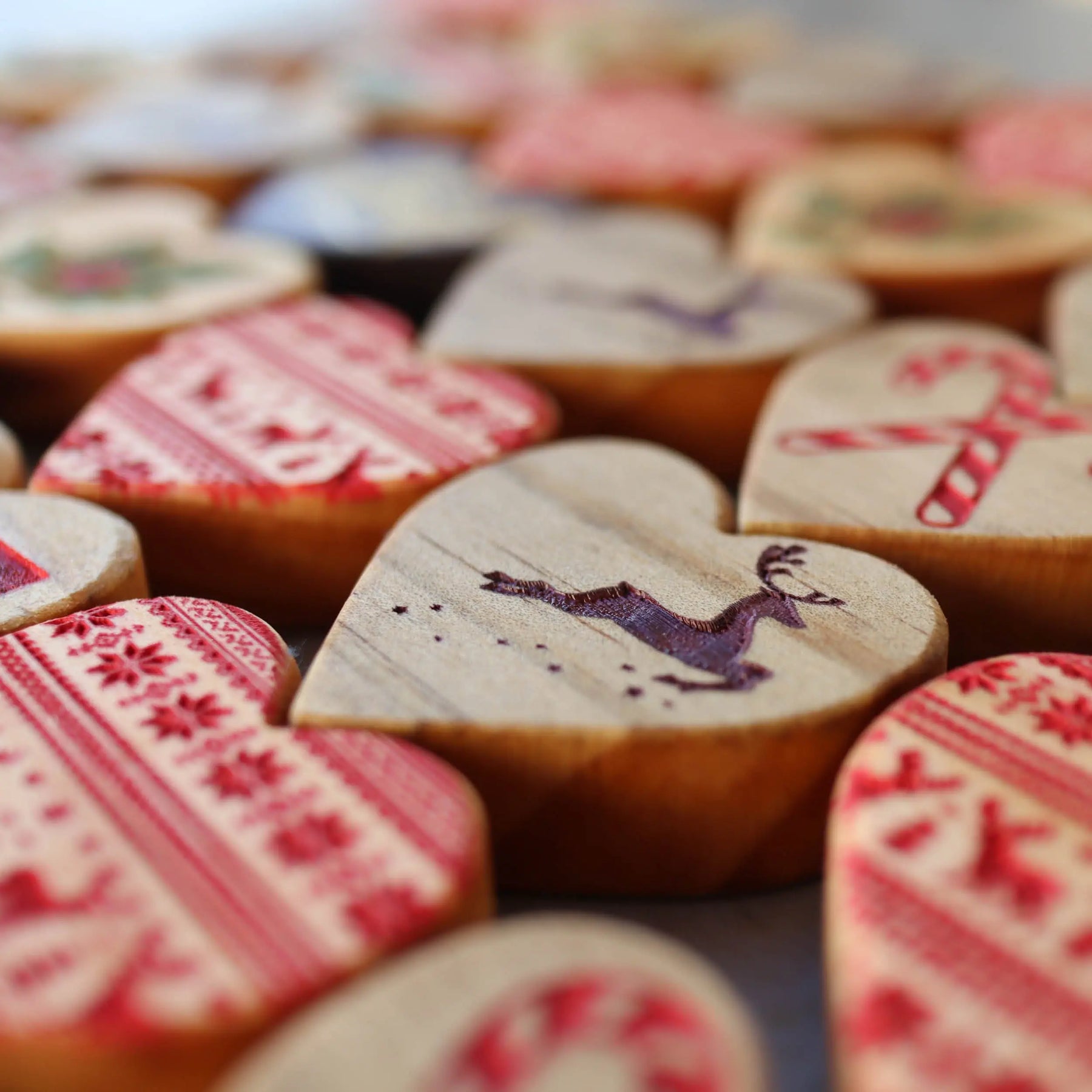 Christmas Hearts :: Engraved Sets Dennehey Design Co.
