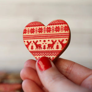 Christmas Hearts :: Engraved Sets Dennehey Design Co.