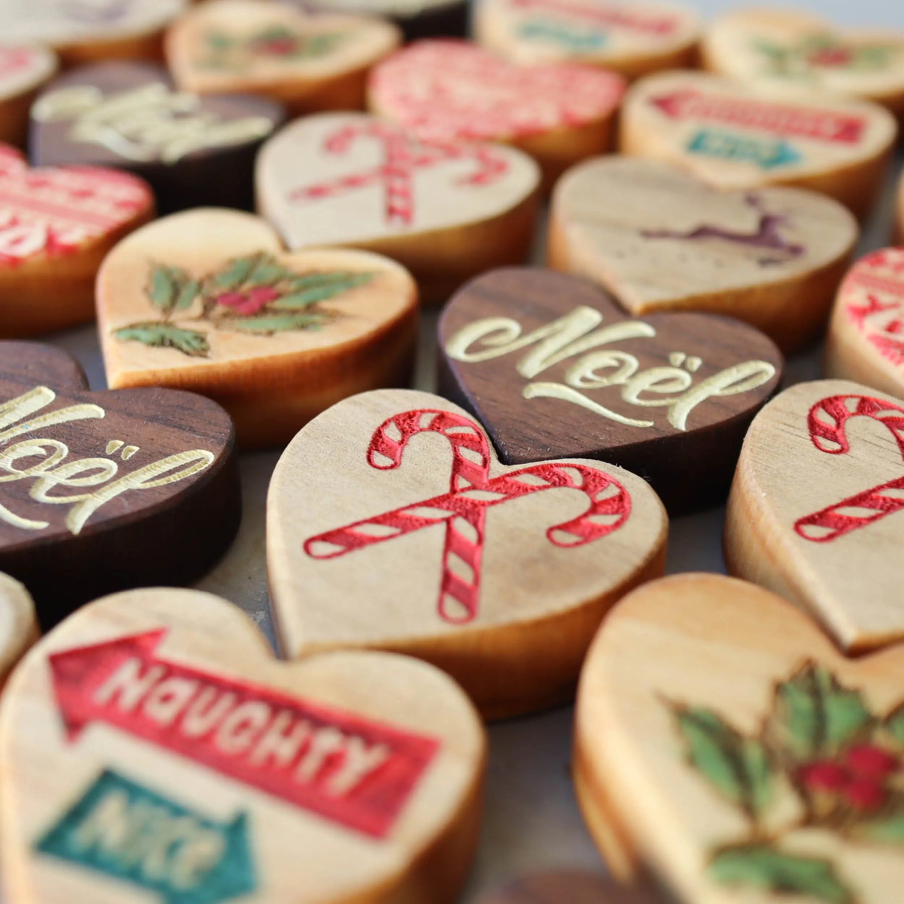 Christmas Hearts :: Engraved Sets Dennehey Design Co.