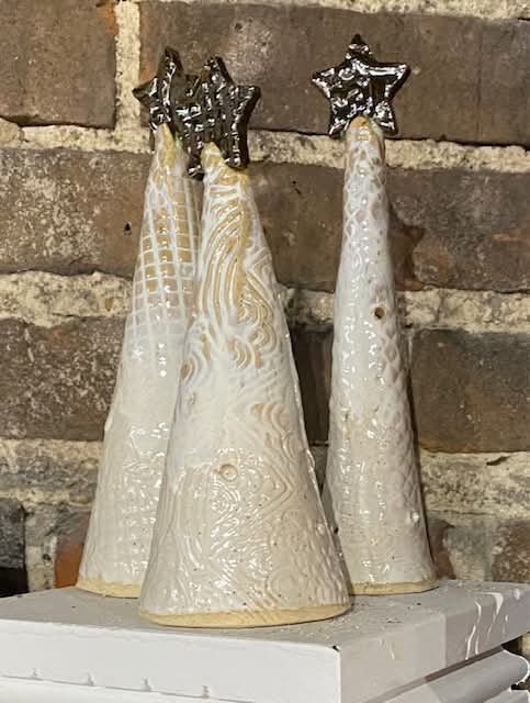 Christmas trees project option for Christmas Pottery Date Night