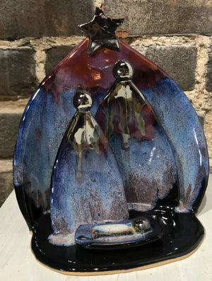Handmade Ceramic Nativity Scene: Pottery Workshop at Main Street Collective, Hattiesburg
