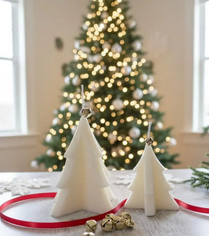 Christmas Tree Candle by Believe Candle, scented candle detail photo 2