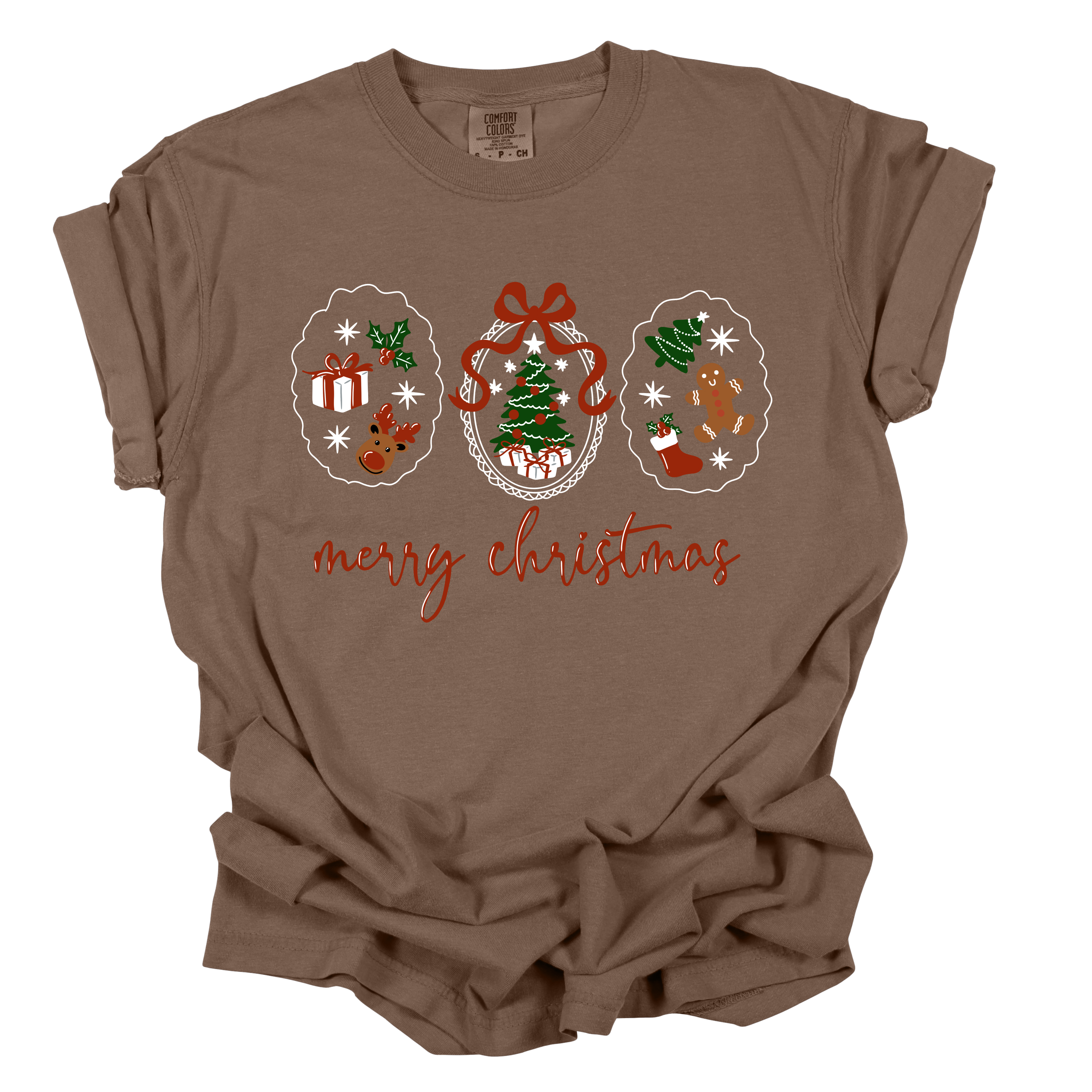 Christmas Frames Comfort Colors T-Shirt