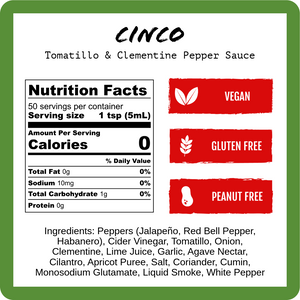Cinco - Tomatillo & Tangerine (9oz)