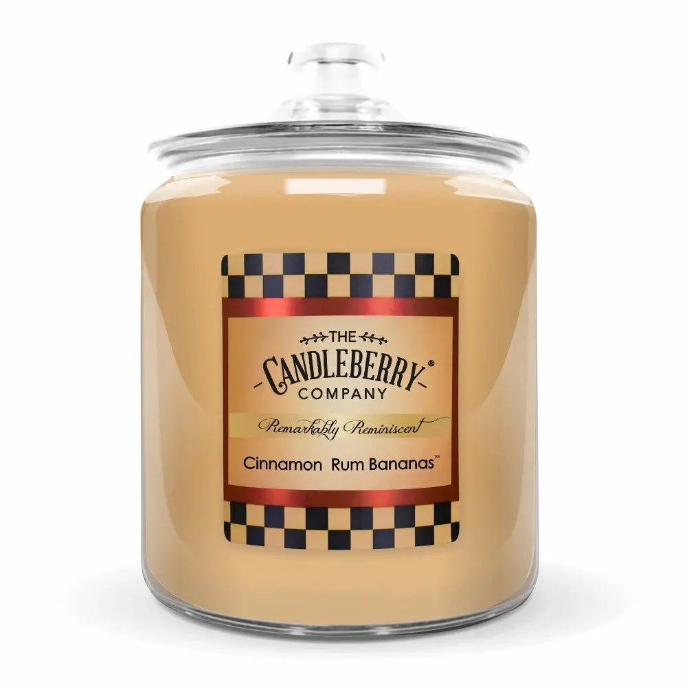 Cinnamon Rum Bananas™, 4 - Wick, Cookie Jar Candle (Collective) by The Candleberry® Candle Company, scented candle main product photo