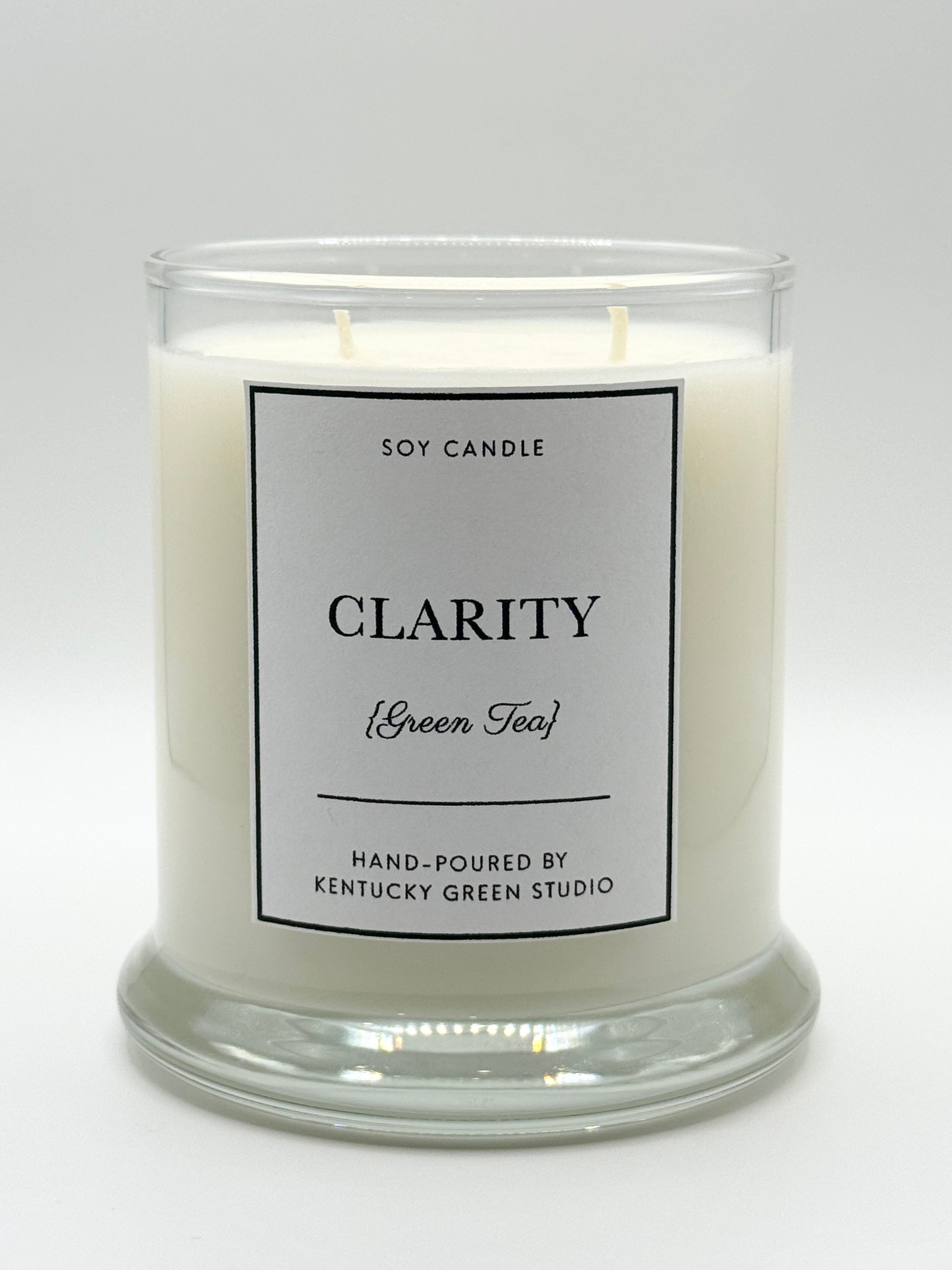 Clarity Soy Wax Candle by Kentucky Green Studio, scented candle main product photo