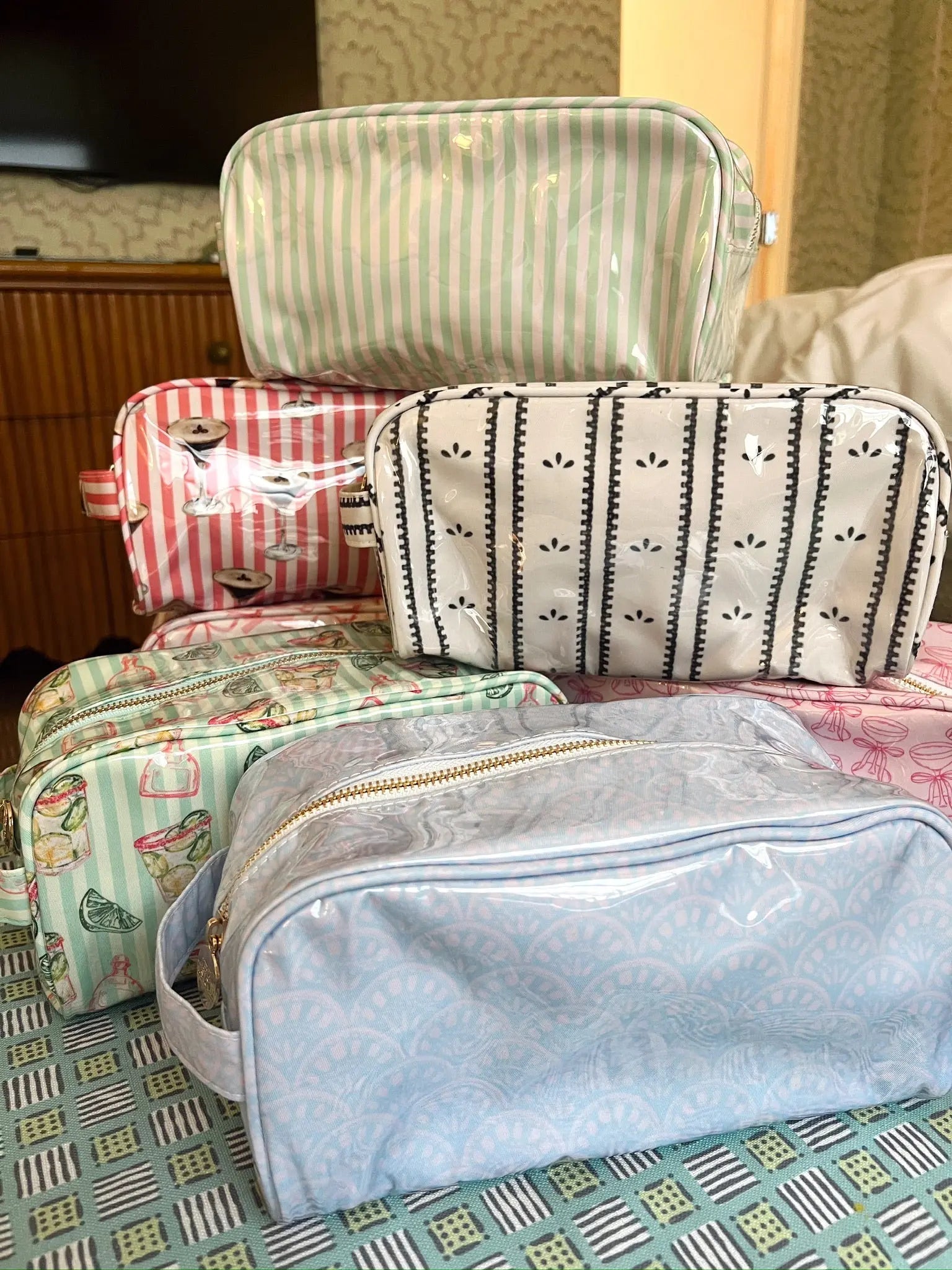 Clear Coat Toiletry Dopp Kit KenzKustomz