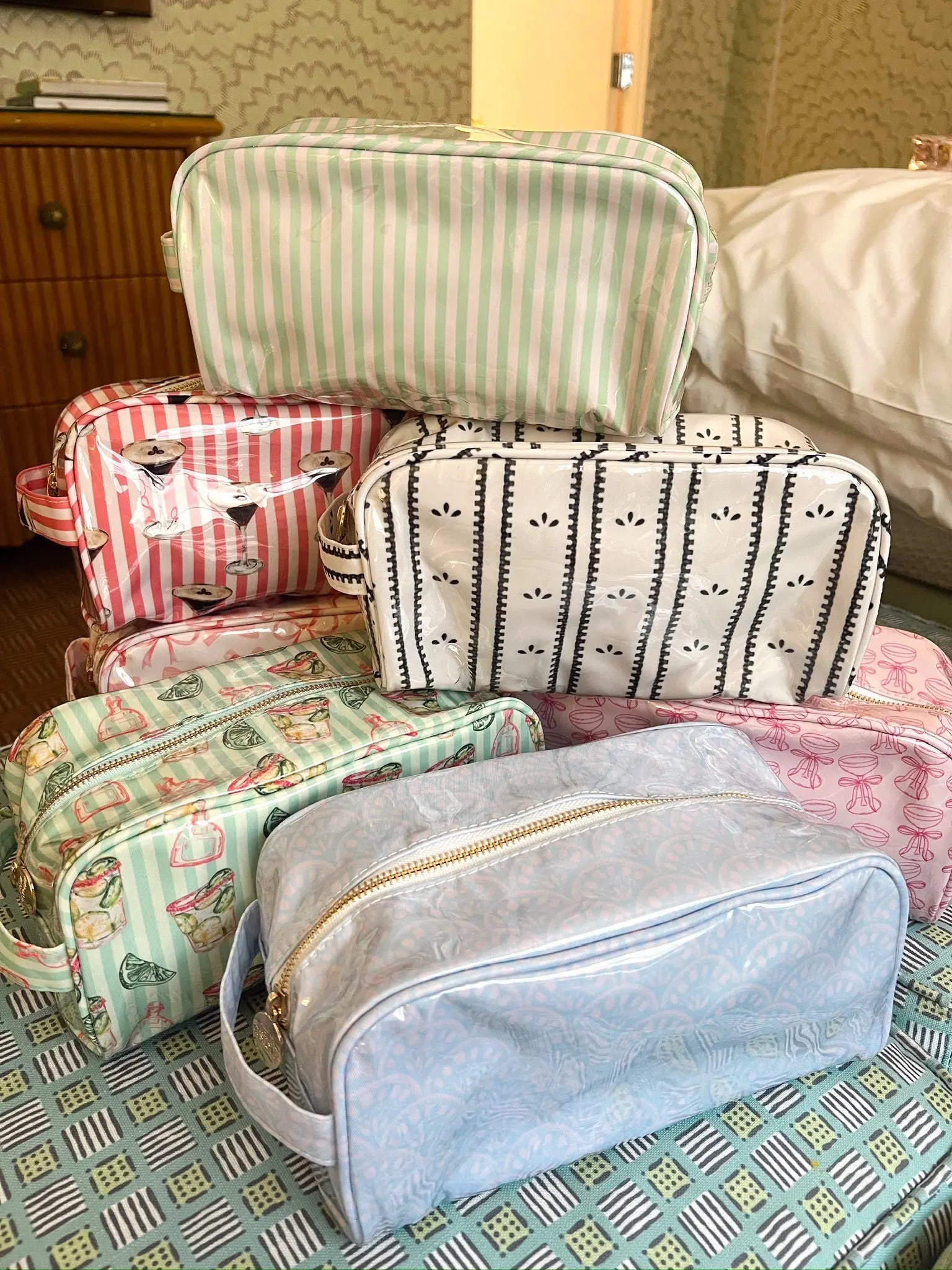 Clear Coat Toiletry Dopp Kit KenzKustomz