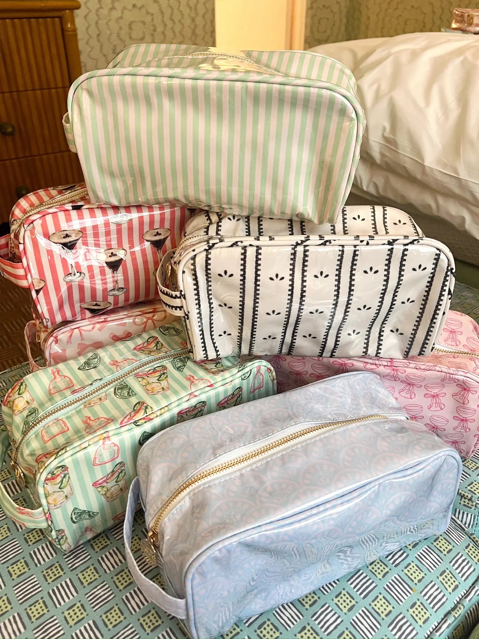 Clear Coat Toiletry Dopp Kit KenzKustomz