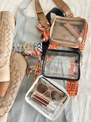 Clear Gameday + Concert Purse KenzKustomz