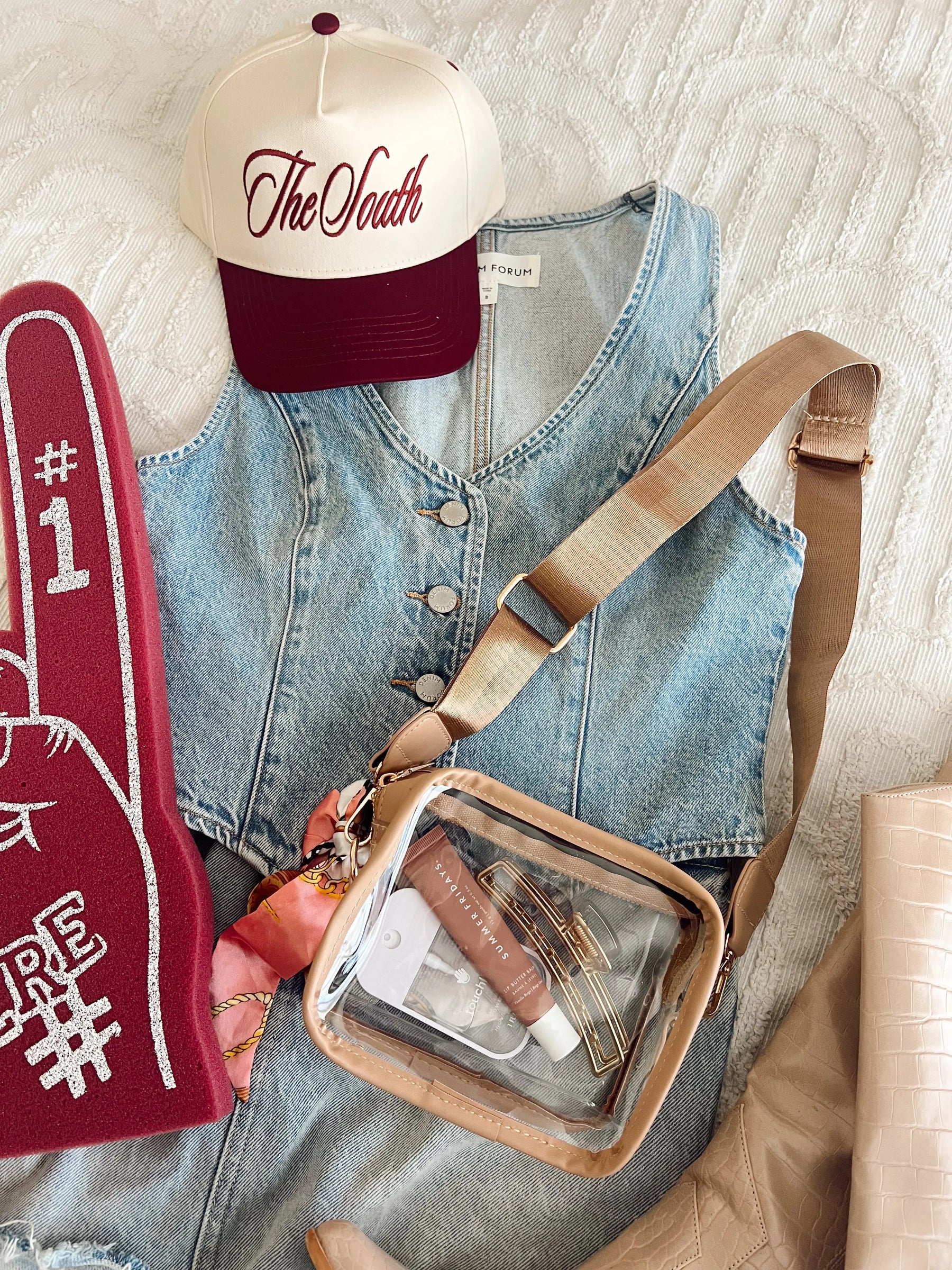 Clear Gameday + Concert Purse KenzKustomz