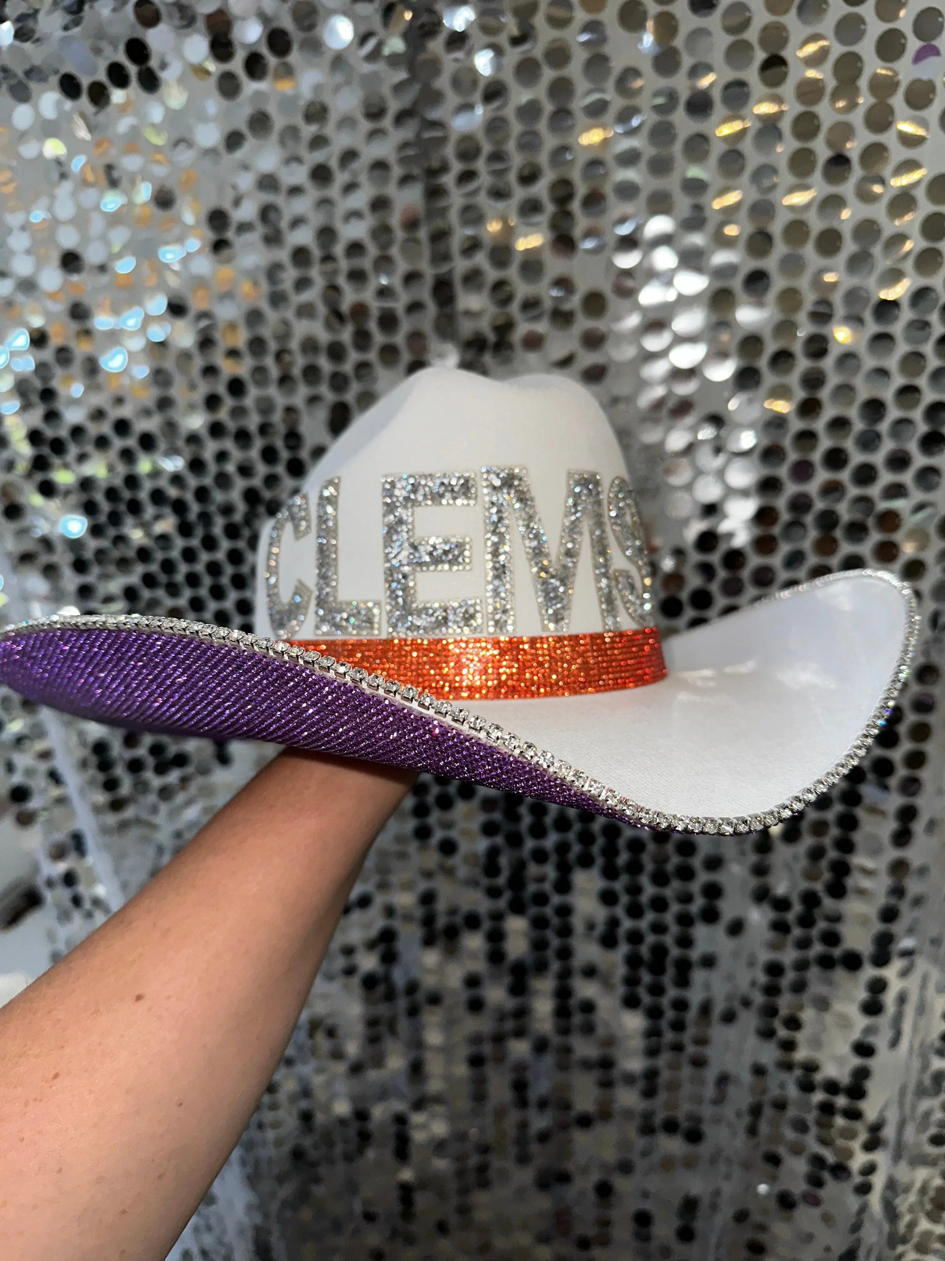 Clemson Hat by Rhinestone Cowgirl, Southern lifestyle apparel main product photo