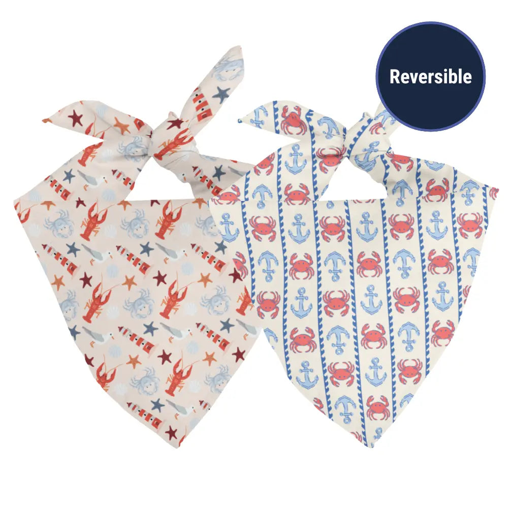 Coastal Charm Dog Bandana by Dog Bandana Co., pet accessory detail photo 2