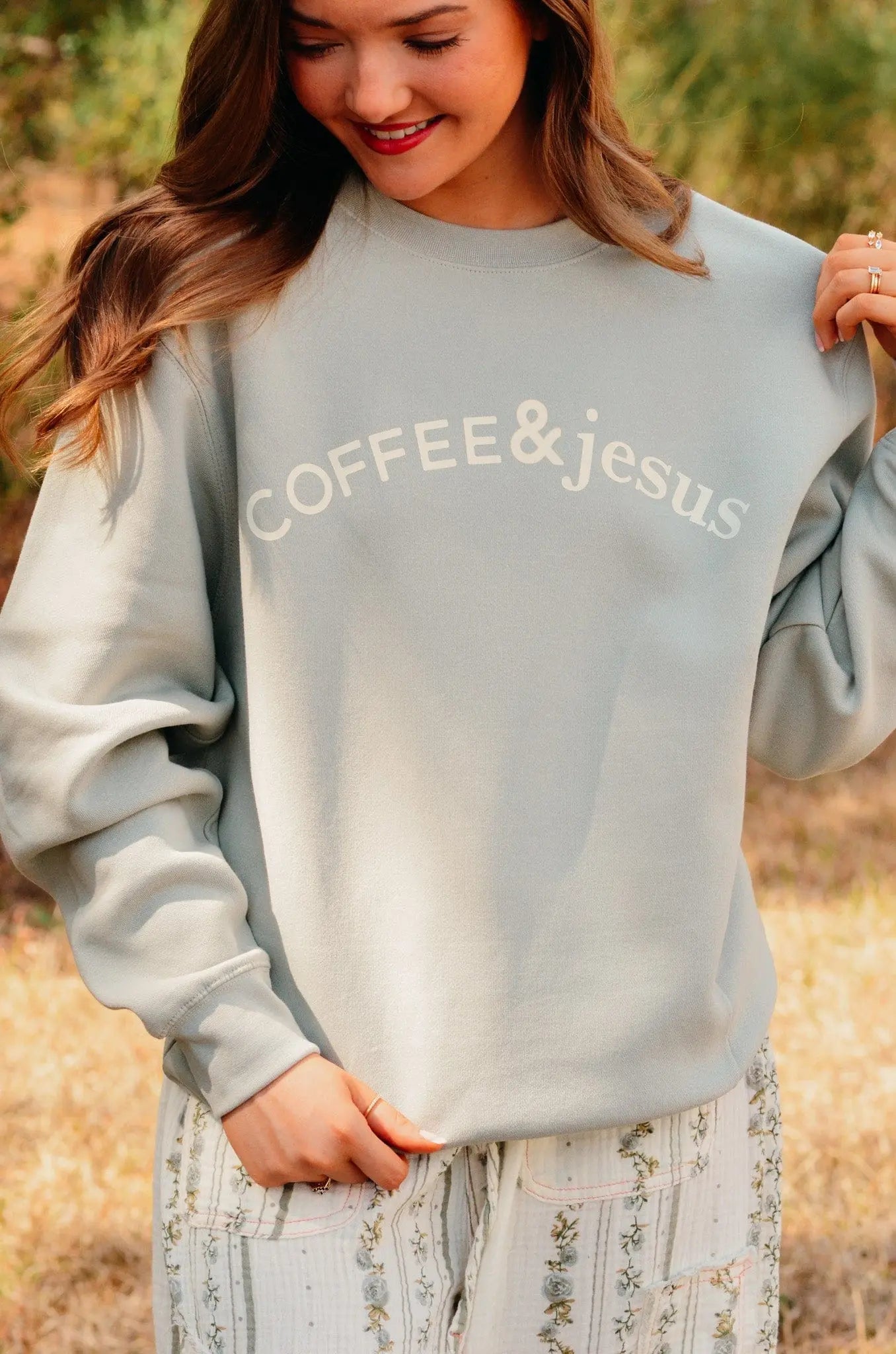 Coffee & Jesus Sweatshirt Southern Bliss Company