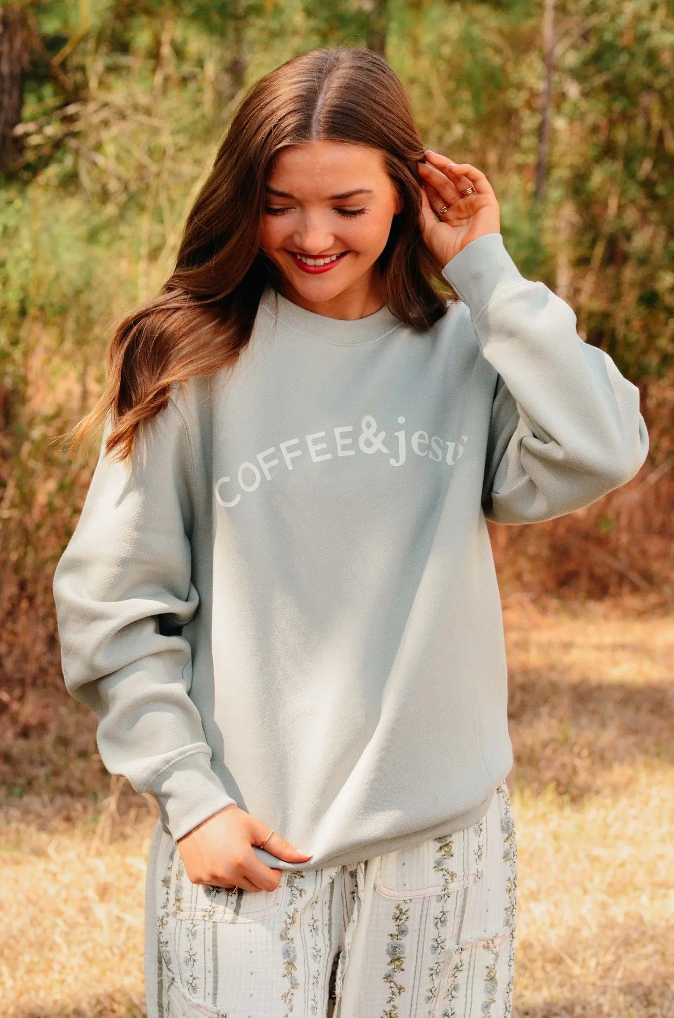 Coffee & Jesus Sweatshirt Southern Bliss Company