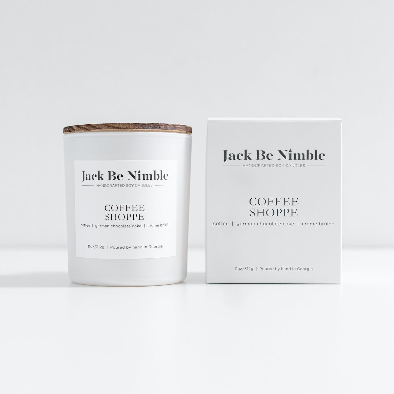 11 oz Coffee Shoppe Soy Candle by Jack Be Nimble Candles image 1