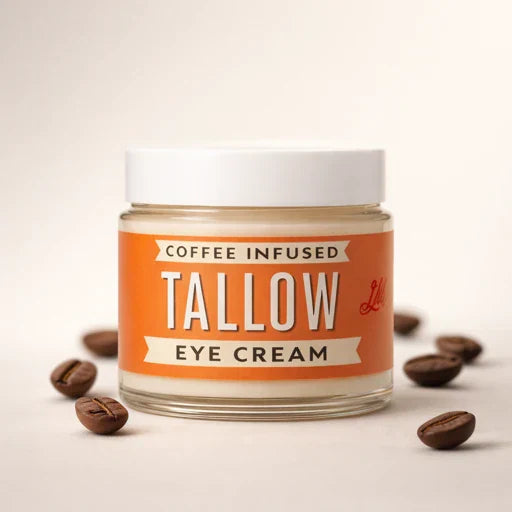 Lady May Coffee-Infused Tallow Eye Cream – Brighten, Firm & Revitalize Naturally by The Lady May, Southern food gift main product photo