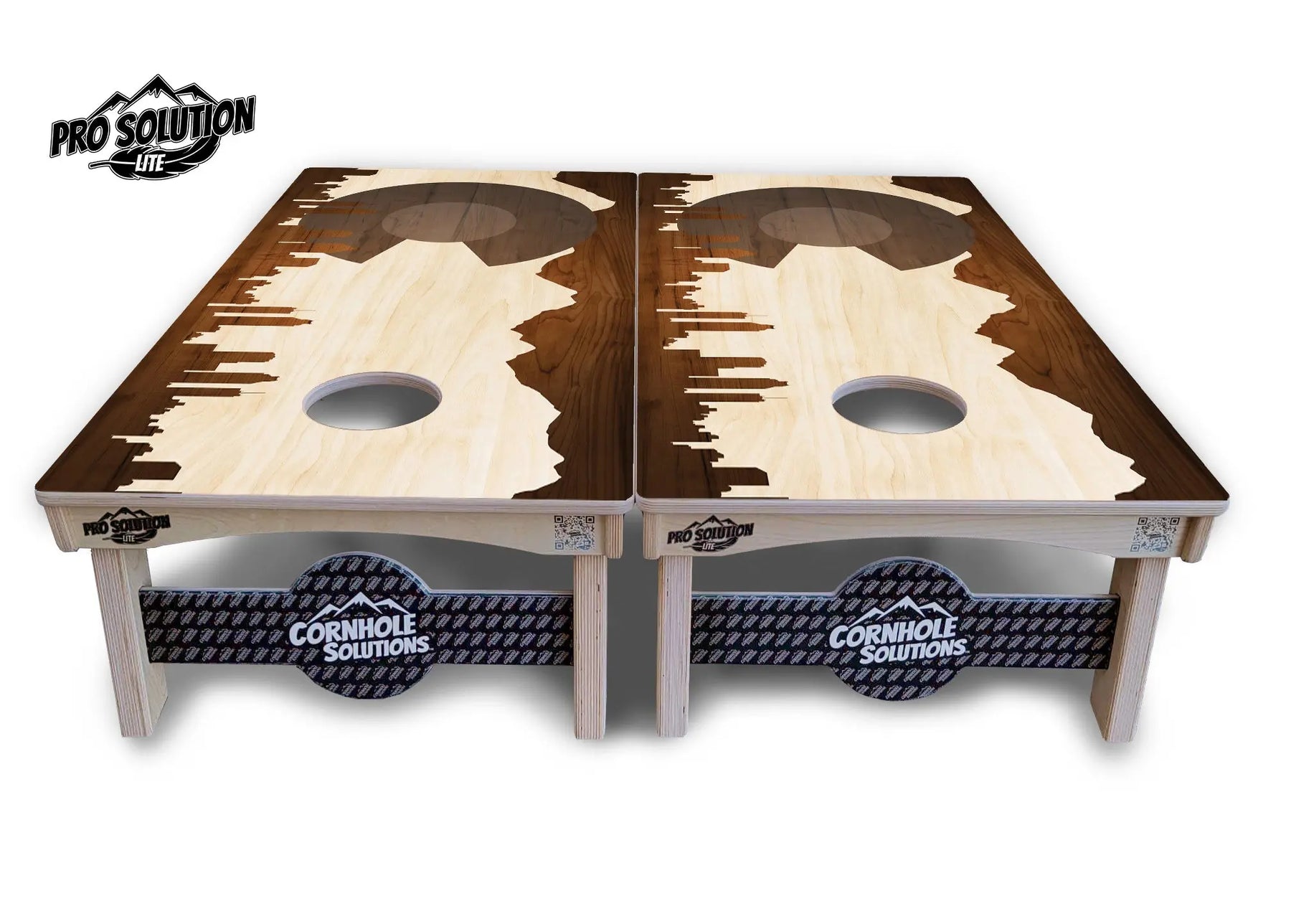 Colorado Wood Skyline Cornhole Boards - Pro Solution Lite Series Cornhole Solutions