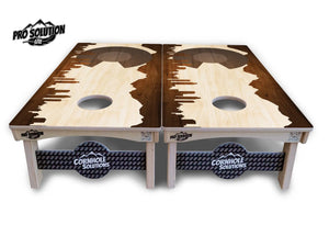 Colorado Wood Skyline Cornhole Boards - Pro Solution Lite Series Cornhole Solutions