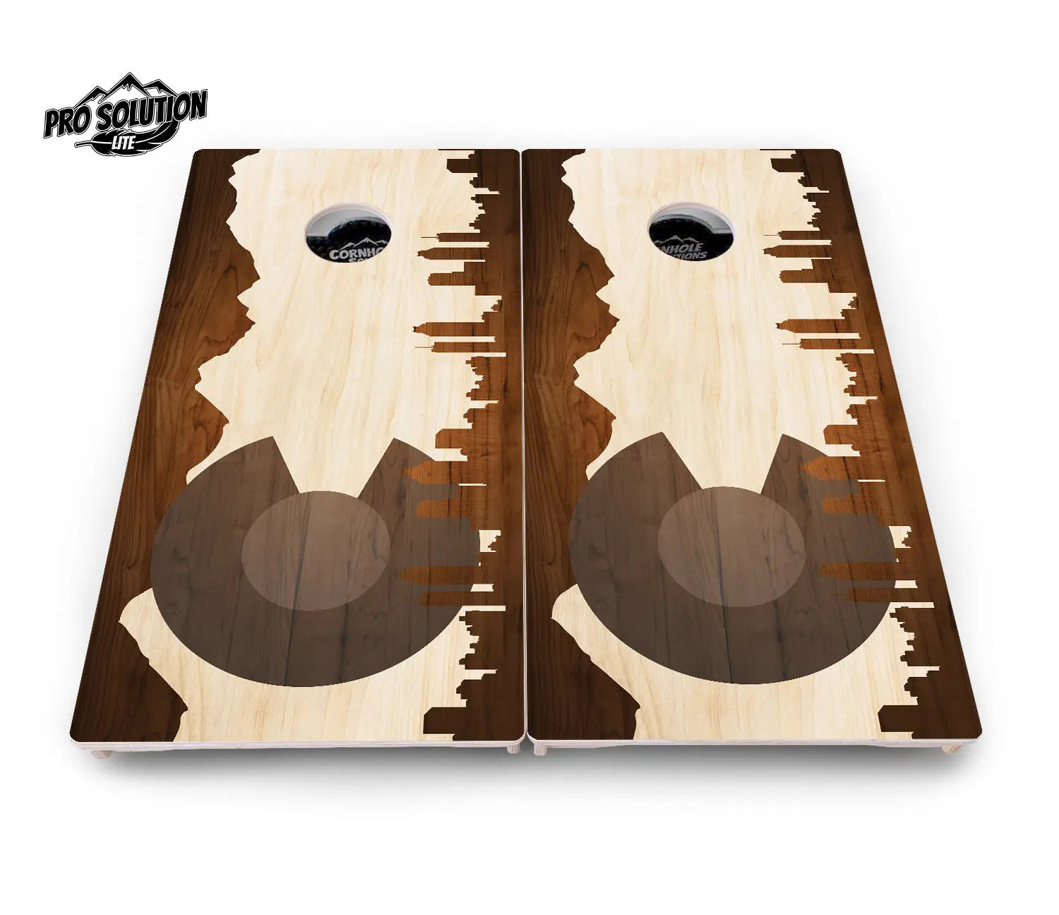 Colorado Wood Skyline Cornhole Boards - Pro Solution Lite Series Cornhole Solutions